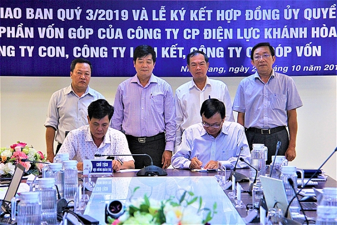 PC Khánh Hòa ký kết hợp đồng ủy quyền quản lý vốn pc khanh hoa ky ket hop dong uy quyen quan ly von