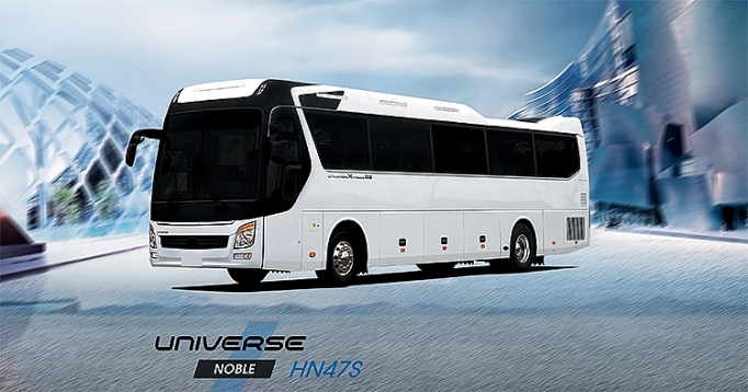 Vinamotor giới thiệu xe tải nhẹ Cabstar và xe khách 47 chỗ Universe Noble HN47S vinamotor gioi thieu xe tai nhe cabstar va xe khach 47 cho universe noble hn47s