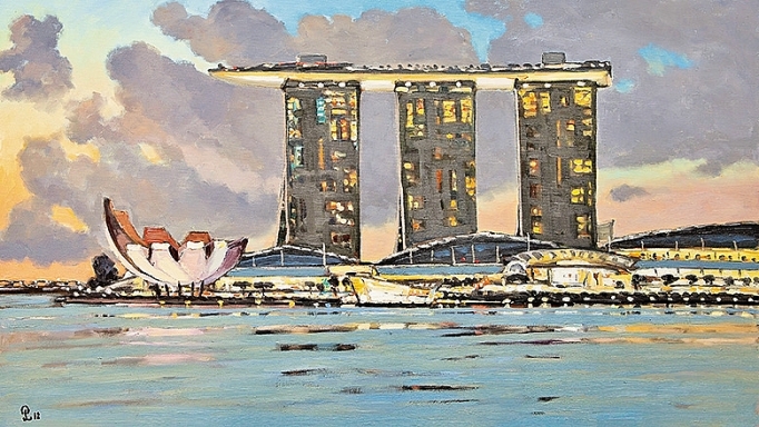 Triển lãm mỹ thuật kỷ niệm 45 năm quan hệ ngoại giao Việt Nam - Singapore trien lam my thuat ky niem 45 nam quan he ngoai giao viet nam singapore