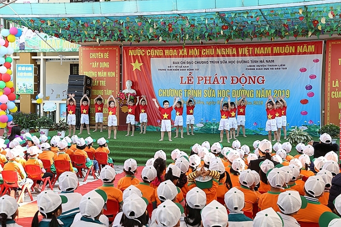 Tỉnh Hà Nam tổ chức Lễ phát động chương trình sữa học đường tinh ha nam to chuc le phat dong chuong trinh sua hoc duong