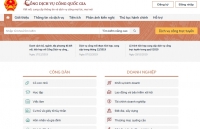 Hơn 7 nghìn tài khoản đăng ký trên Cổng Dịch vụ công quốc gia