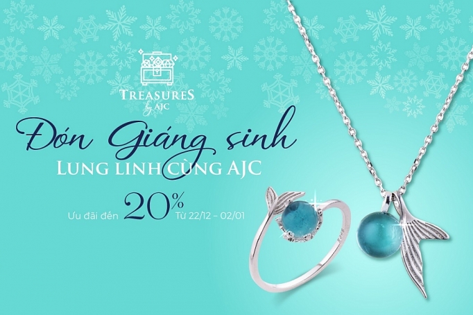 lung linh toa sang cung trang suc ajc nhan ngay uu dai mua le hoi