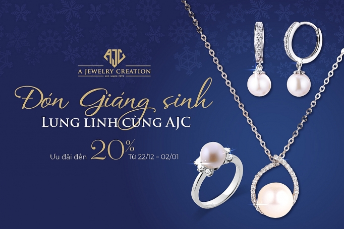 lung linh toa sang cung trang suc ajc nhan ngay uu dai mua le hoi