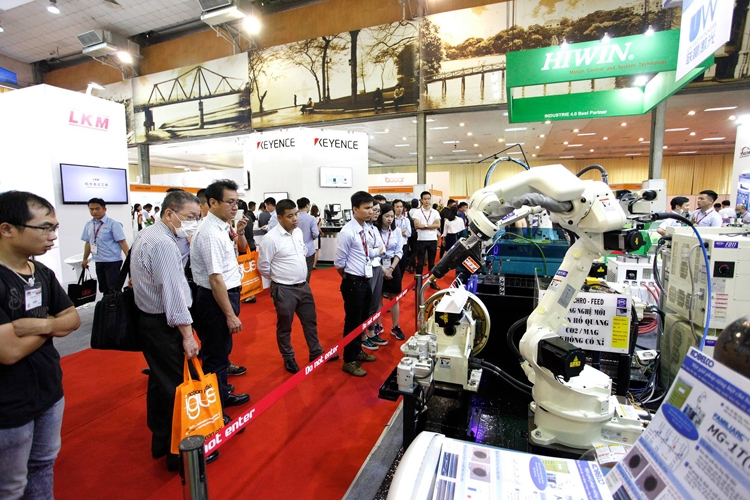 vietnam manufacturing expo 2018 gioi thieu nha may thong minh kieu moi