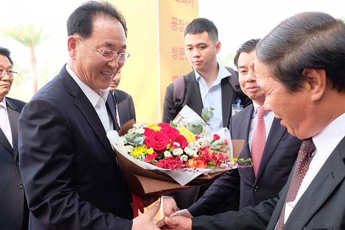 an tuong he sinh thai vingroup tai buoi tiep phai doan trieu tien