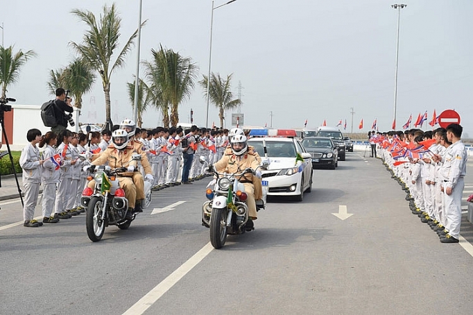 an tuong he sinh thai vingroup tai buoi tiep phai doan trieu tien