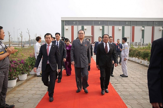 an tuong he sinh thai vingroup tai buoi tiep phai doan trieu tien