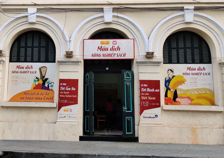 Hà Nội - Khai trương gian hàng mậu dịch nông nghiệp sạch ha noi khai truong gian hang mau dich nong nghiep sach