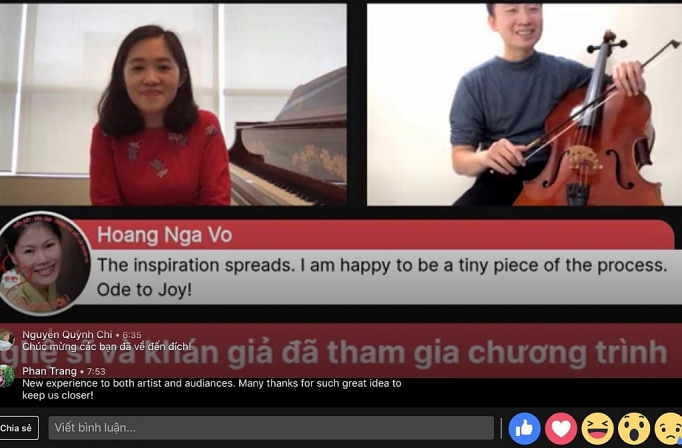 cac nghe si hoa nhac truc tuyen cho cong chung thuong thuc tai nha