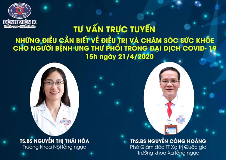 chuong trinh tu van truc tuyen ve ung thu phoi