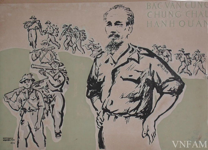 nho bac ho qua nhung buc ve