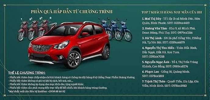 Vụ Dược phẩm Hoàng Hường nợ trả khuyến mại ô tô giờ ra sao? Vụ Dược phẩm Hoàng Hường nợ trả khuyến mại ô tô giờ ra sao?