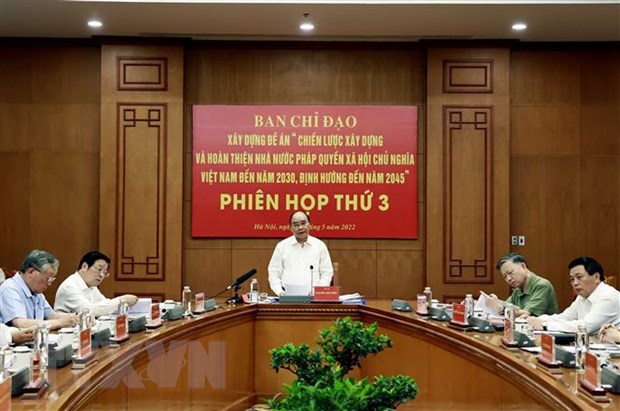 Phiên họp thứ 3 Ban Chỉ đạo xây dựng Đề án về Nhà nước pháp quyền hình ảnh 1 Phien hop thu 3 Ban Chi dao xay dung De an ve Nha nuoc phap quyen hinh anh 1