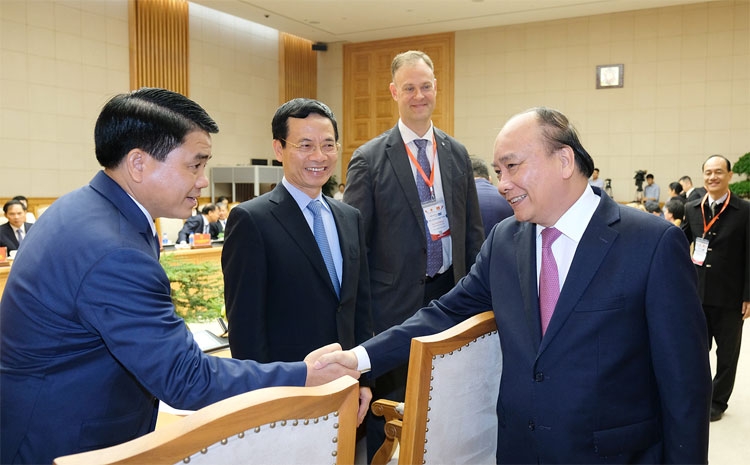 Thủ tướng gặp mặt các doanh nghiệp, diễn giả của Diễn đàn cấp cao về công nghiệp 4.0 thu tuong gap mat cac doanh nghiep dien gia cua dien dan cap cao ve cong nghiep 40