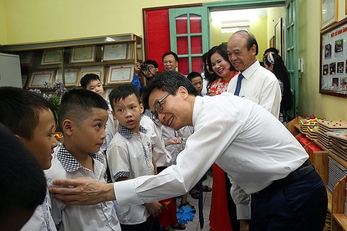 thu tuong va cac pho thu tuong du le khai giang nam hoc moi tai cac co so giao duc