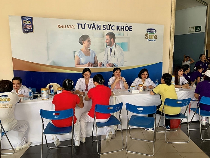 “Sống vui, sống khỏe, sống thọ" vùng Vinamilk song vui song khoe song tho vung vinamilk