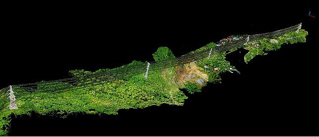 PTC1- Thử nghiệm công nghệ Lidar trong quản lý vận hành đường dây truyền tải điện