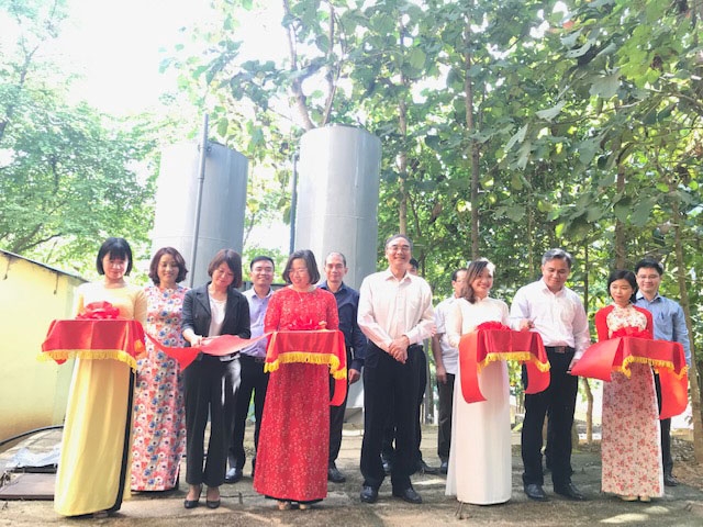 Khánh thành và bàn giao công trình nước tại Trường THPT Mùn Chung - Điện Biên khanh thanh va ban giao cong trinh nuoc tai truong thpt mun chung dien bien