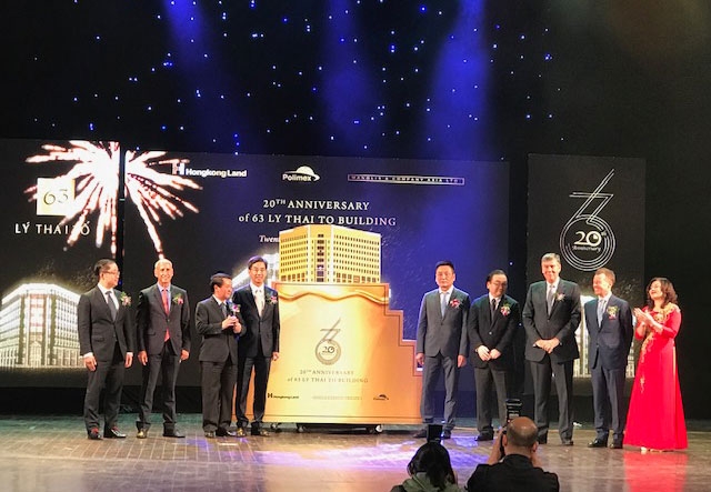 hongkong land celebrates 20 years of 63 ly thai to building goes into operation