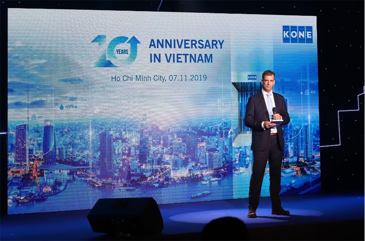 kone reaches new heights in vietnam with 10 year milestone