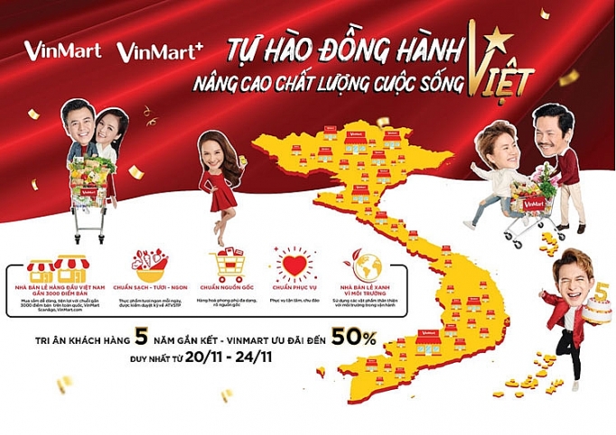 vinmart vinmart sieu khuyen mai mung sinh nhat 5 tuoi