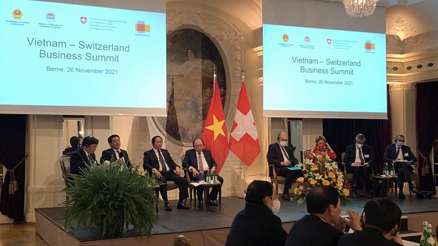 Hoạt động của Bộ trưởng Bộ Công Thương Nguyễn Hồng Diên trong khuôn khổ chuyến thăm chính thức của Chủ tịch nước tới Thụy Sỹ