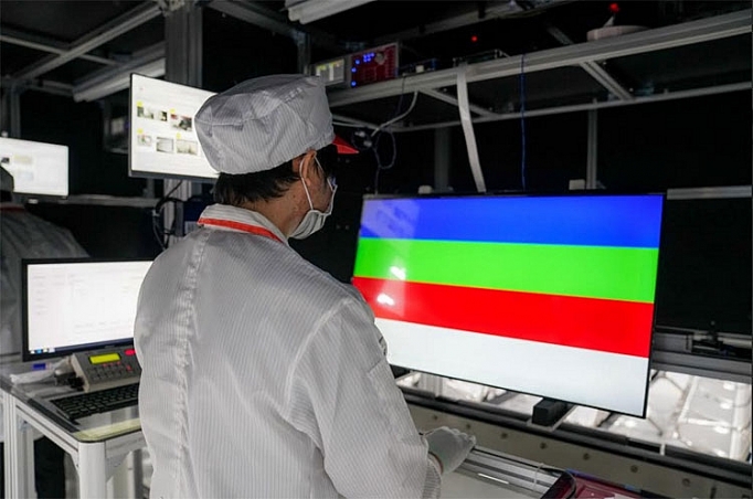 Dây chuyền sản xuất TV Vsmart hiện đại cỡ nào? day chuyen san xuat tv vsmart hien dai co nao