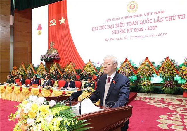 Phát biểu của Tổng Bí thư Nguyễn Phú Trọng tại Đại hội đại biểu toàn quốc Hội Cựu chiến binh Việt Nam lần thứ VII - Ảnh 1. Phát biểu của Tổng Bí thư Nguyễn Phú Trọng tại Đại hội đại biểu toàn quốc Hội Cựu chiến binh Việt Nam lần thứ VII - Ảnh 1.