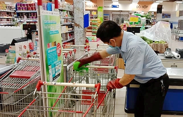 Siêu thị tung nhiều biện pháp phòng dịch Covid-19 sieu thi tung nhieu bien phap phong dich covid 19