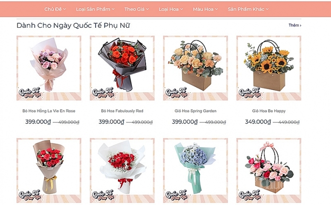 Thị trường quà tặng 8/3: Chợ hoa, cửa hàng ế ẩm, doanh thu giảm 80% thi truong qua tang 83 cho hoa cua hang e am doanh thu giam 80