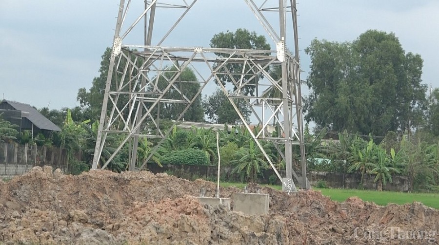 Loạt khó khăn trong giải phóng mặt bằng dự án đường dây 500 Kv Sông Hậu – Đức Hòa