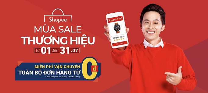 shopee mien phi van chuyen toan bo don hang tu 0 dong trong mua sale thuong hieu