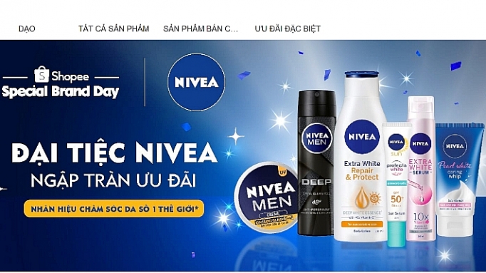 hop tac chien luoc cung shopee doanh so nivea tang truong hon 300