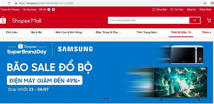 hop tac cung shopee samsung mo rong tiep can nguoi dung tren toan khu vuc