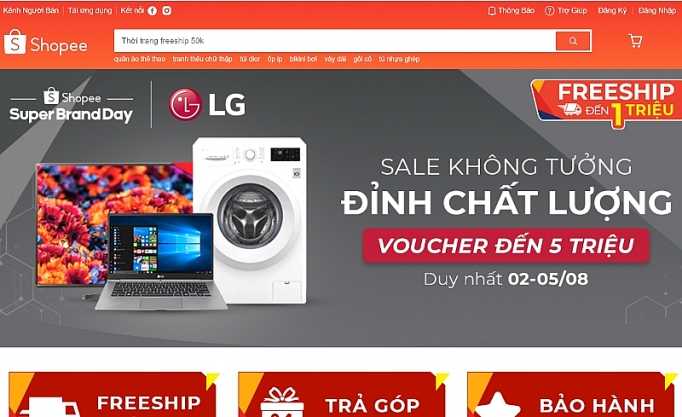 lg lan dau tien to chuc chuong trinh uu dai khung doc quyen tren shopee