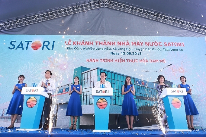 khanh thanh nha may san xuat nuoc satori tai long an