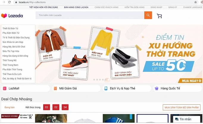 Sàn thương mại điện tử cạnh tranh bằng các dịch vụ mới san thuong mai dien tu vao cuoc dua cung cap dich vu moi cho khach hang