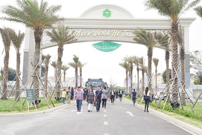 to hop du lich nghi duong giai tri novaworld dang hinh thanh tai ho tram