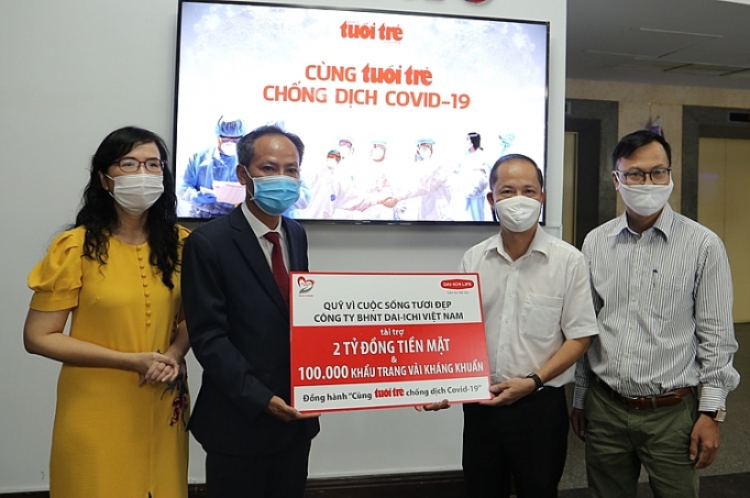 Dai-ichi Việt Nam tài trợ hơn 2,5 tỷ đồng cho báo Tuổi Trẻ chống dịch Covid dai ichi viet nam tai tro hon 25 ty dong cho bao tuoi tre chong dich covid