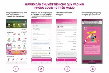 MoMo miễn phí chuyển tiền đến Quỹ vắc-xin phòng Covid-19 Việt Nam