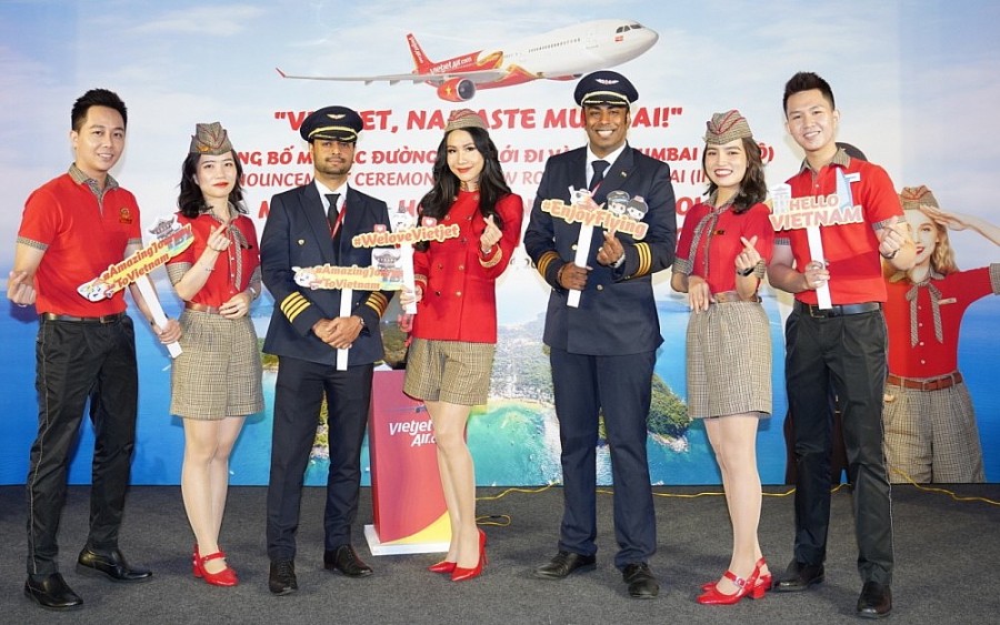 Vietjet mở đường bay từ nhiều thành phố Việt Nam đến Mumbai và Ấn Độ