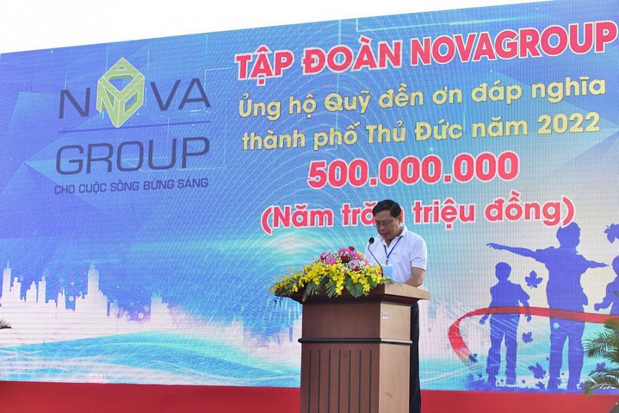 NovaGroup chung tay xây dựng quỹ “Đền ơn đáp nghĩa” TP. Thủ Đức NovaGroup chung tay xây dựng quỹ “Đền ơn đáp nghĩa” TP. Thủ Đức
