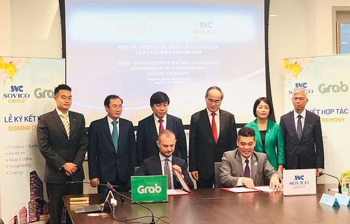 sovico group va grab ky ket thoa thuan hop tac chien luoc toan dien