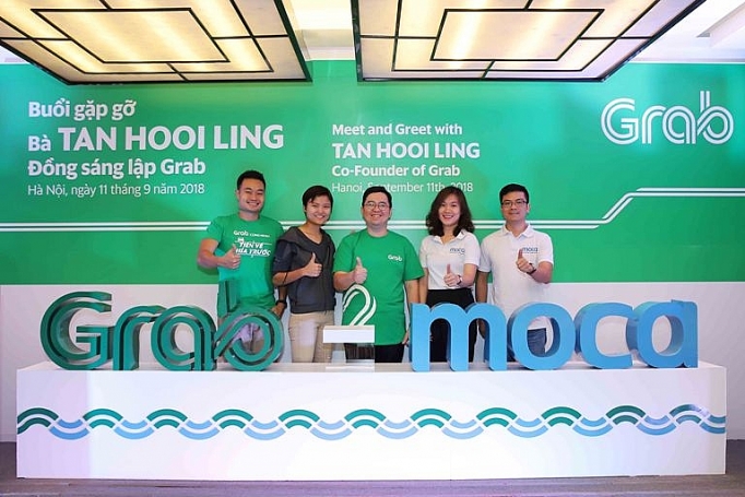 grab va moca cong bo hop tac chien luoc thuc day thanh toan khong dung tien mat