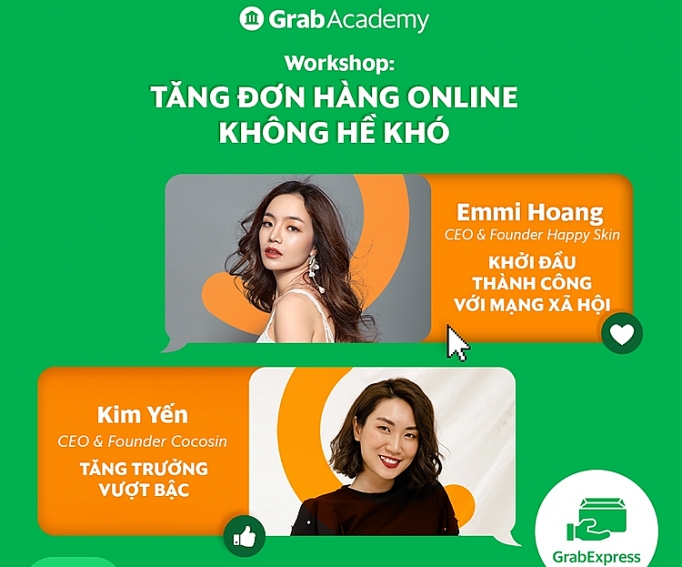 grabacademy khoa hoc truc tuyen ve tiep thi so cho chu shop online