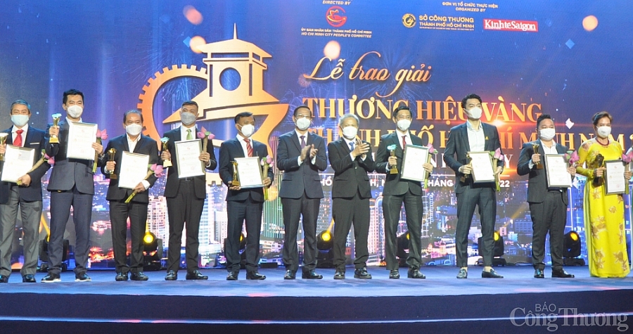 Vinh doanh 30 doanh nghiệp đạt Giải thưởng “Thương hiệu Vàng TP Hồ Chí Minh” năm 2021