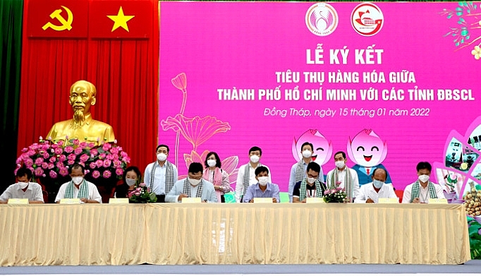 Đẩy mạnh kết nối cung cầu hàng hóa vùng đồng bằng sông Cửu Long - TP. Hồ Chí Minh