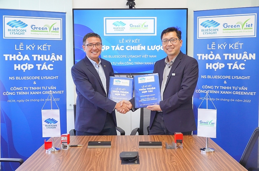 NS BlueScope Lysaght Việt Nam hợp tác với các DN đầu ngành thúc đẩy xu hướng kiến trúc cân bằng năng lượng