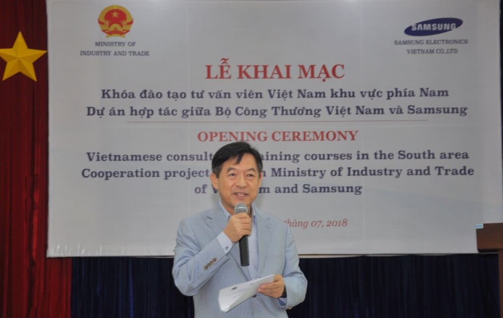 samsung to chuc dao tao chuyen gia tu van nganh cong nghiep ho tro