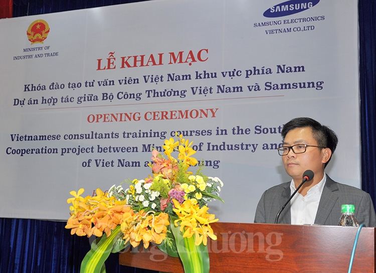 samsung to chuc dao tao chuyen gia tu van nganh cong nghiep ho tro